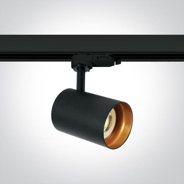 ONE Light Spotlight 10W IP20 Black-Brass 65105NT/B