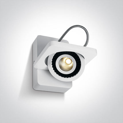 ONE Light | 65107/W/W WHITE LED 7W WW IP20 ADJUSTABLE 100-240v - OEM NORDIC - Quality Parts Distribution