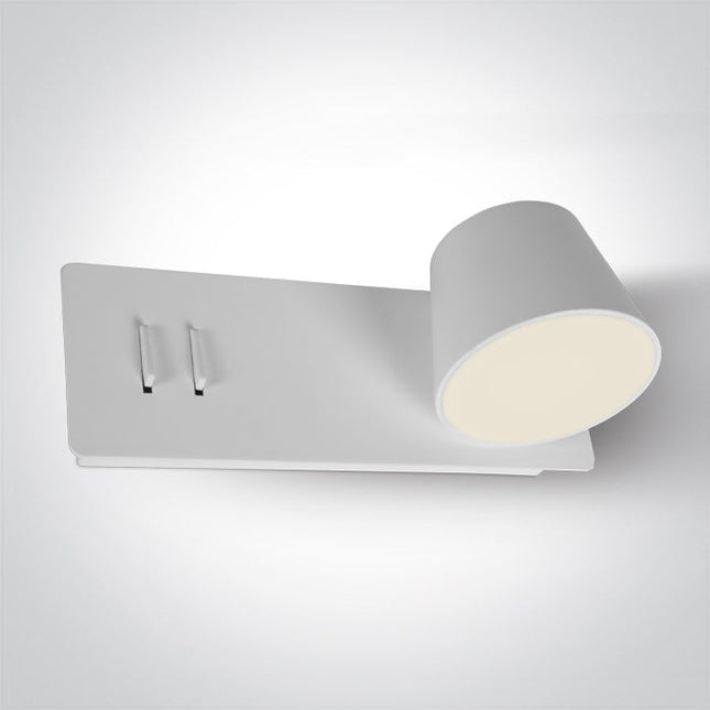 ONE Light Spotlight 6W 500lm 3000K CRI80 IP20 White 65147A/W/W
