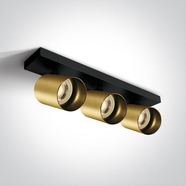 ONE Light Spotlight 3W IP20 Brushed Brass 65305N/BBS
