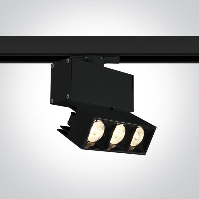 ONE Light Track Light 12W 960lm 3000K CRI90 38° IP20 Black 65306BT/B/W