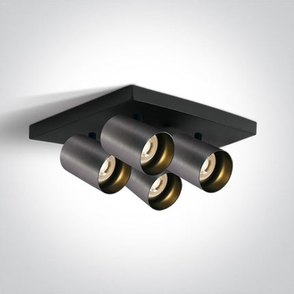 ONE Light | 65405N/MG METAL GREY GU10 4x10W DARK LIGHT - OEM NORDIC - Quality Parts Distribution