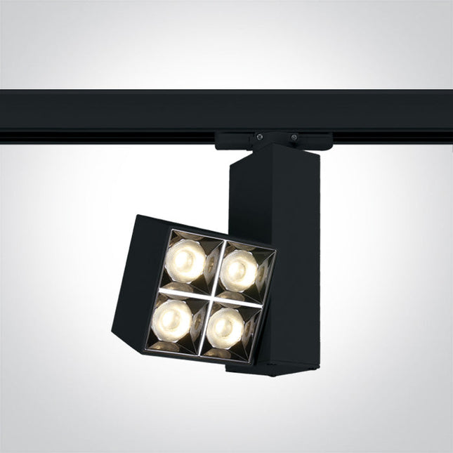 ONE Light | 65406BT/B/W BLACK TRACK LIGHT 15W WW IP20 230V - OEM NORDIC - Quality Parts Distribution