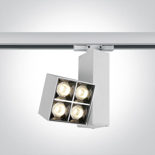ONE Light Track Light 15W 1200lm 3000K CRI90 38° IP20 White 65406BT/W/W