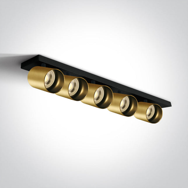 ONE Light Spotlight 5W IP20 Brushed Brass 65505N/BBS