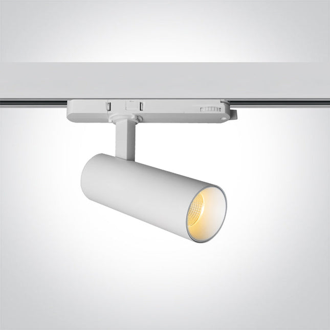 ONE Light Spotlight 10W 1000lm 3000K-3500K-4000K CRI90 38° IP20 White 65606AT/W/V
