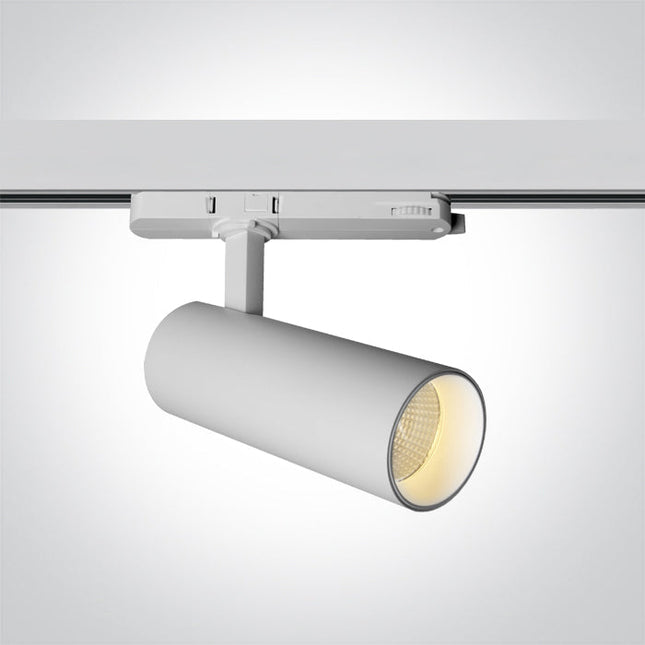 ONE Light Spotlight 10W 2000lm 3000K-3500K-4000K CRI90 38° IP20 White 65606BT/W/V