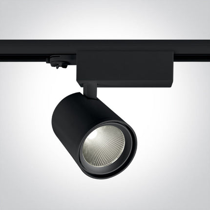 ONE Light | 65619T/B/C BLACK COB LED 38W CW TRACK SPOT 36deg 230V - OEM NORDIC - Quality Parts Distribution