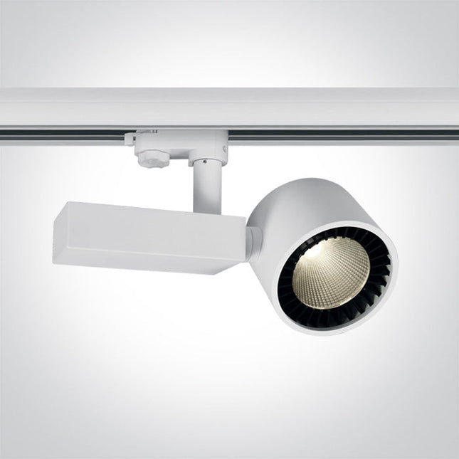 ONE Light | 65622T/W/W WHITE COB LED 34w WW 42deg TRACK SPOT 230v - OEM NORDIC - Quality Parts Distribution