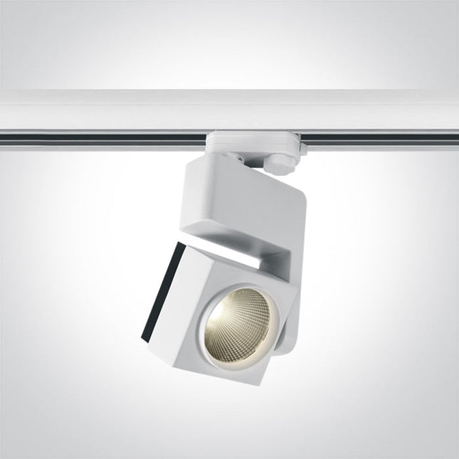 ONE Light | 65626T/W/W WHITE COB LED 25w WW 45deg TRACK SPOT 100-240v - OEM NORDIC - Quality Parts Distribution