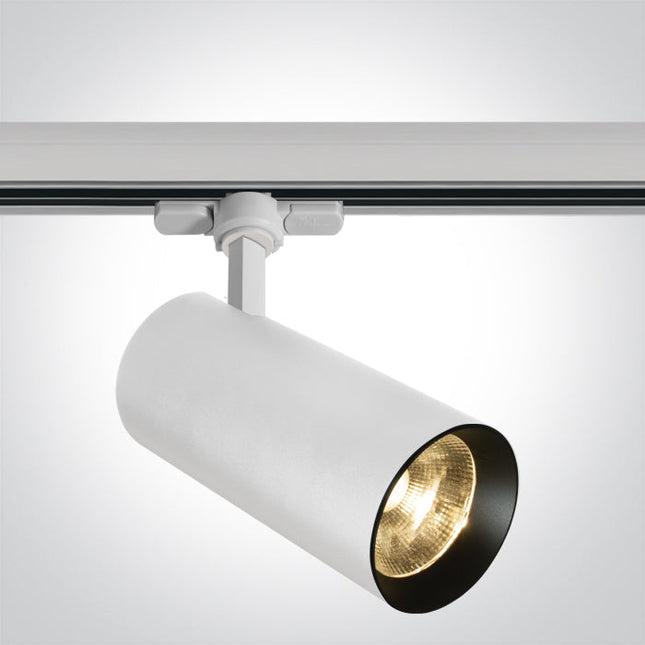 ONE Light Spotlight 30W 3000lm 3000K CRI90 38° IP20 White 65642CT/W/W