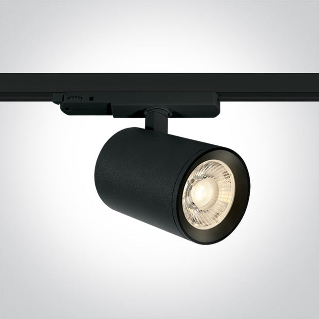 ONE Light | 65654CTT/B/W BLACK LED 40W WW TRACK SPOT 230V DIMMABLE - OEM NORDIC - Quality Parts Distribution