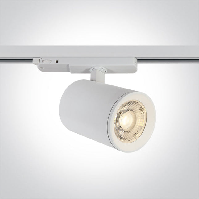 ONE Light | 65654CTT/W/C WHITE LED 40W CW TRACK SPOT 230V DIMMABLE - OEM NORDIC - Quality Parts Distribution