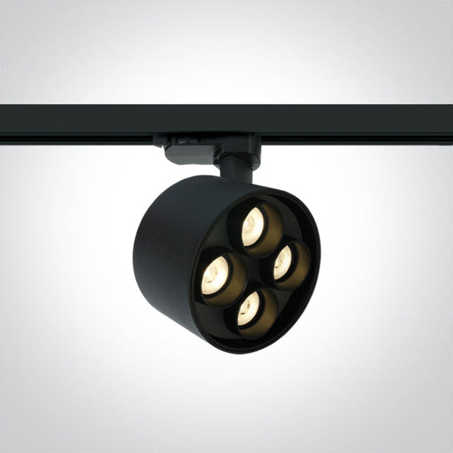 ONE Light | 65656CT/B/W BLACK LED 24W TRACK SPOT WW IP20 230V DARK LIGHT - OEM NORDIC - Quality Parts Distribution