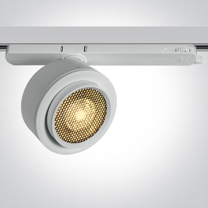 ONE Light | 65662BT/W/W WHITE 28W TRACK SPOT WW 15-45deg ADJUSTABLE 230V HONEYCOMB - OEM NORDIC - Quality Parts Distribution