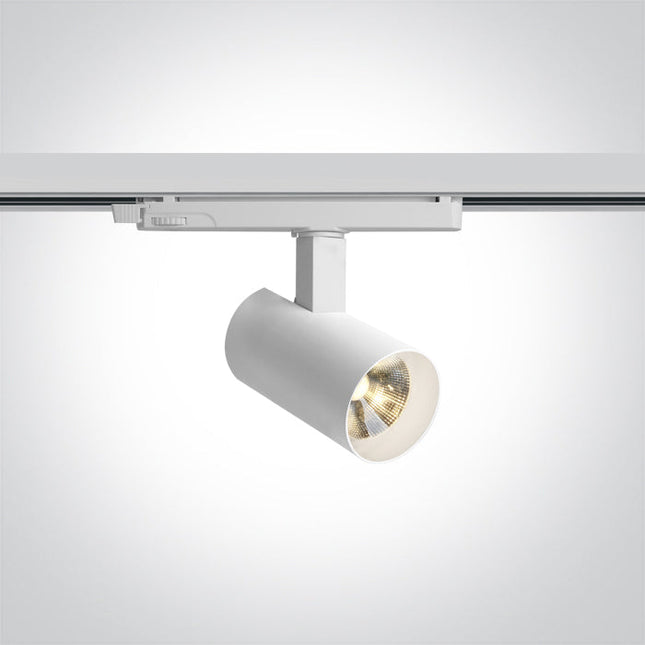 ONE Light Spotlight 8W 1440lm 3000K-3500K-4000K CRI90 38° IP20 White 65670AT/W/V