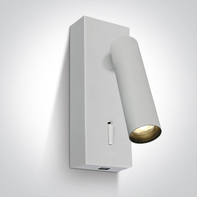 ONE Light | 65746A/W/W WHITE LED 3W WW IP20 230V USB 2A - OEM NORDIC - Quality Parts Distribution