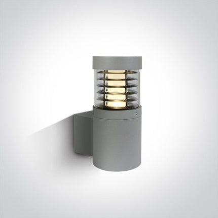 ONE Light | 67036/G/W GREY LED WALL LIGHT 12w WW IP54 100-240v - OEM NORDIC - Quality Parts Distribution