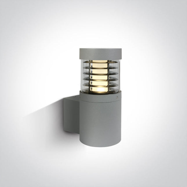 ONE Light | 67036/G/W GREY LED WALL LIGHT 12w WW IP54 100-240v - OEM NORDIC - Quality Parts Distribution