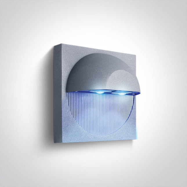 ONE Light | 67124/G/BL GREY LED 2x1w BLUE IP54 - OEM NORDIC - Quality Parts Distribution