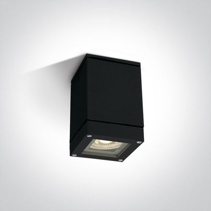 ONE Light | 67130D/B BLACK SQUARE CEIL GU10 10w IP54 - OEM NORDIC - Quality Parts Distribution