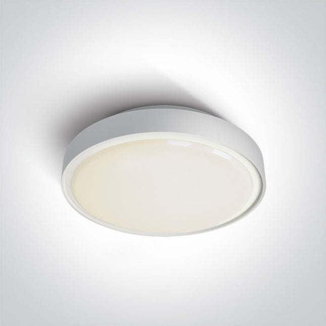ONE Light | 67280BN/W/W WHITE LED PLAFO 30w WW IP65 230v - OEM NORDIC - Quality Parts Distribution