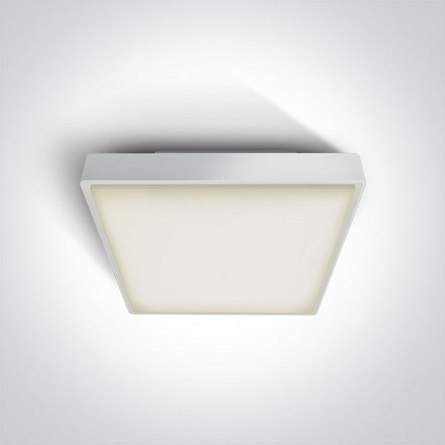 ONE Light | 67282AN/W/W WHITE LED PLAFO 24w WW IP65 230v - OEM NORDIC - Quality Parts Distribution