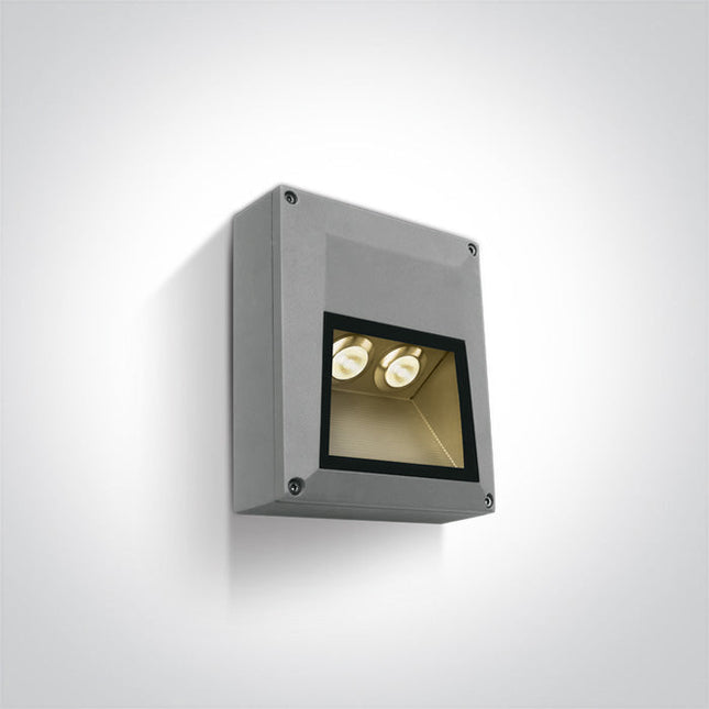 ONE Light | 67304/G/W GREY IP54 LED 2x1W WW 100-240V - OEM NORDIC - Quality Parts Distribution