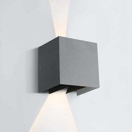 ONE Light | 67340A/G/W GREY WALL LED 2x3w WW IP54 230V - OEM NORDIC - Quality Parts Distribution