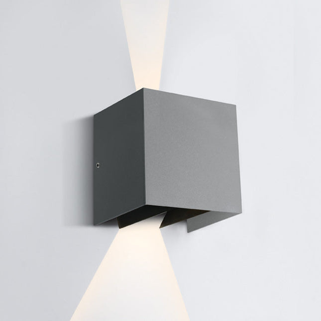 ONE Light | 67340A/G/W GREY WALL LED 2x3w WW IP54 230V - OEM NORDIC - Quality Parts Distribution