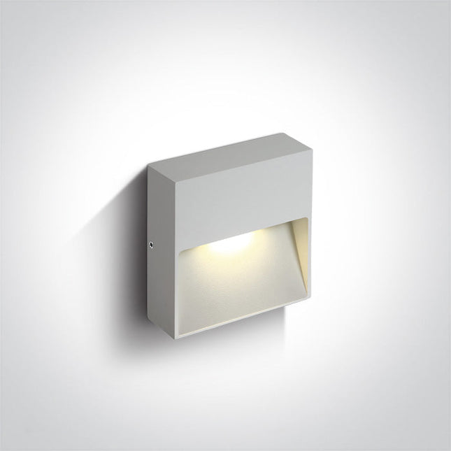ONE Light | 67359A/W/W WHITE LED WALL LIGHT 4W WW IP54 100-240V - OEM NORDIC - Quality Parts Distribution