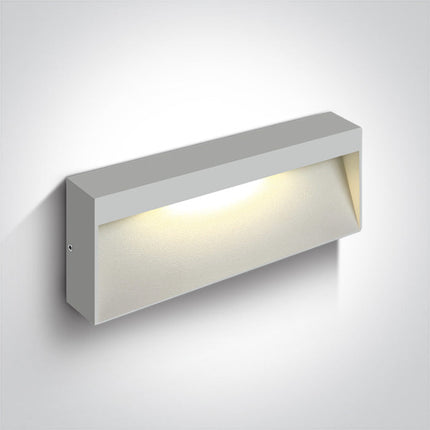 ONE Light | 67359B/W/W WHITE LED WALL LIGHT 7W WW IP54 230V - OEM NORDIC - Quality Parts Distribution