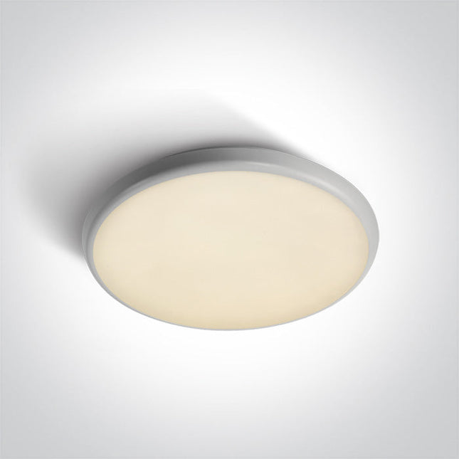 ONE Light | 67370/W/W WHITE LED PLAFO 25W WW IP54 100-240V - OEM NORDIC - Quality Parts Distribution
