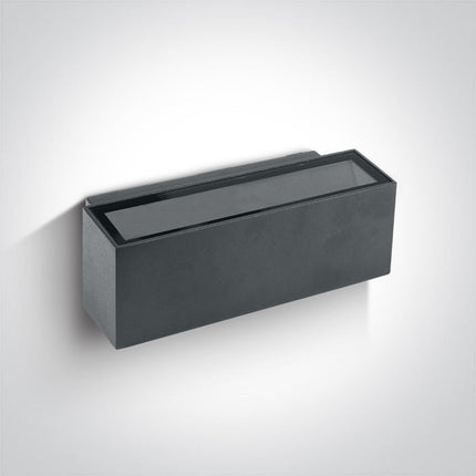 ONE Light | 67374A/AN/W ANTHRACITE LED WALL LIGHT 2x6W WW IP54 230v - OEM NORDIC - Quality Parts Distribution