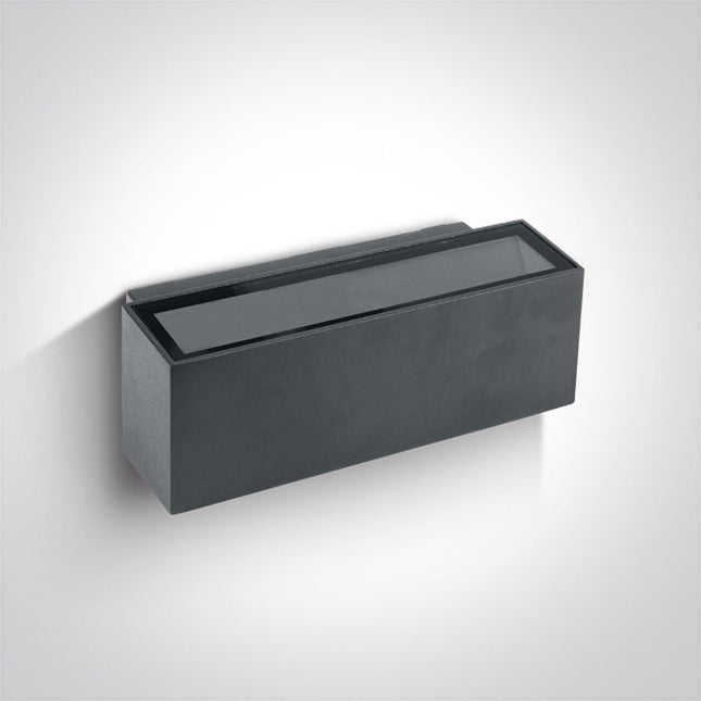 ONE Light | 67374A/AN/W ANTHRACITE LED WALL LIGHT 2x6W WW IP54 230v - OEM NORDIC - Quality Parts Distribution