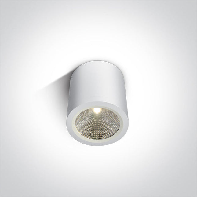 ONE Light | 67380/W/W WHITE COB LED 10W WW IP54 60d 230V - OEM NORDIC - Quality Parts Distribution