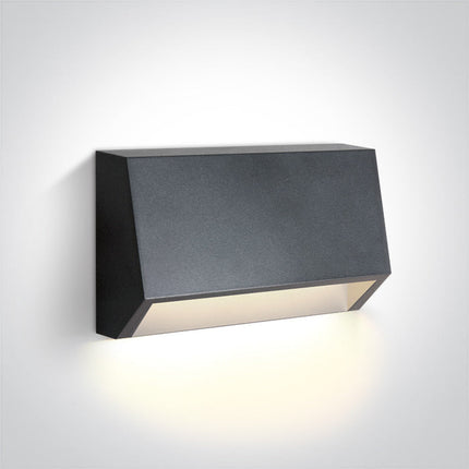 ONE Light | 67386A/AN/W ANTHRACITE LED WALL LIGHT 1,5W WW DARK LIGHT IP65 230V - OEM NORDIC - Quality Parts Distribution