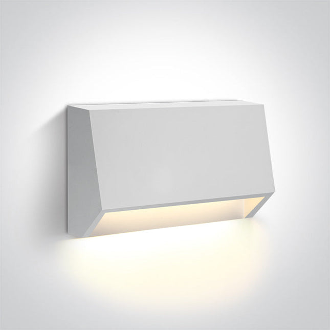 ONE Light | 67386A/W/W WHITE LED WALL LIGHT 1,5W WW DARK LIGHT IP65 230V - OEM NORDIC - Quality Parts Distribution
