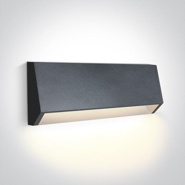 ONE Light | 67386C/AN/W ANTHRACITE LED WALL LIGHT 4W WW DARK LIGHT IP65 230V - OEM NORDIC - Quality Parts Distribution