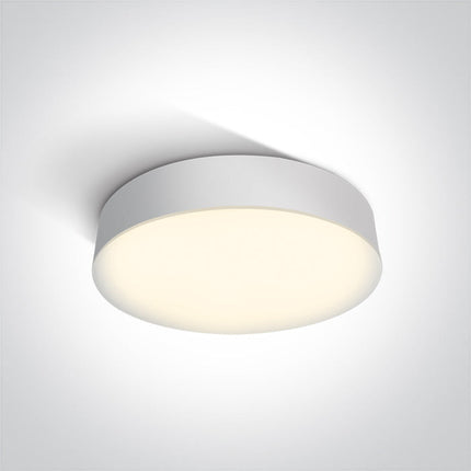 ONE Light | 67390/W/W WHITE LED PLAFO 21W WW IP65 230V - OEM NORDIC - Quality Parts Distribution