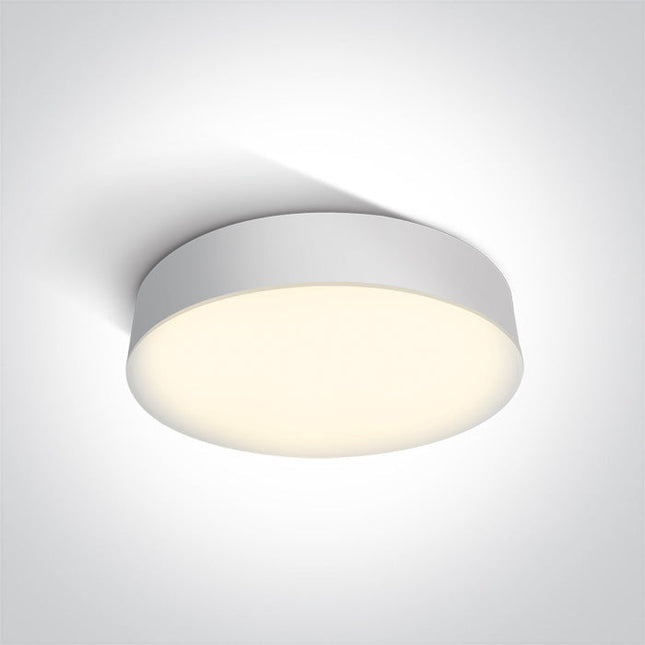ONE Light | 67390/W/W WHITE LED PLAFO 21W WW IP65 230V - OEM NORDIC - Quality Parts Distribution