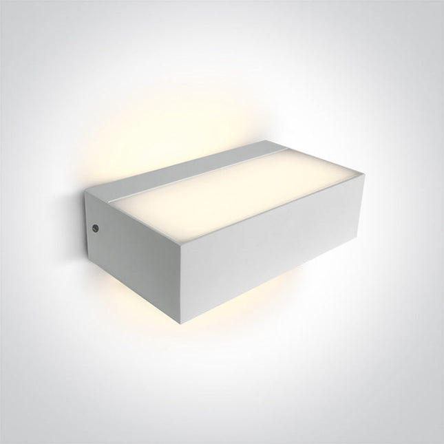 ONE Light | 67392/W/W WHITE LED WALL LIGHT 7W WW IP65 230V - OEM NORDIC - Quality Parts Distribution
