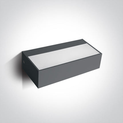 ONE Light | 67392/AN/W ANTHRACITE LED WALL LIGHT 7W WW IP65 230V - OEM NORDIC - Quality Parts Distribution