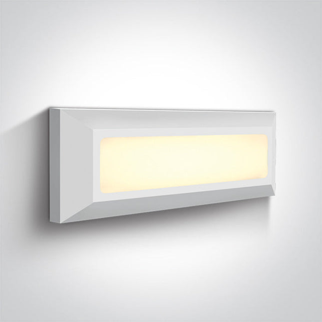 ONE Light | 67394/W/W WHITE LED WALL LIGHT 3,5W WW IP65 230V - OEM NORDIC - Quality Parts Distribution