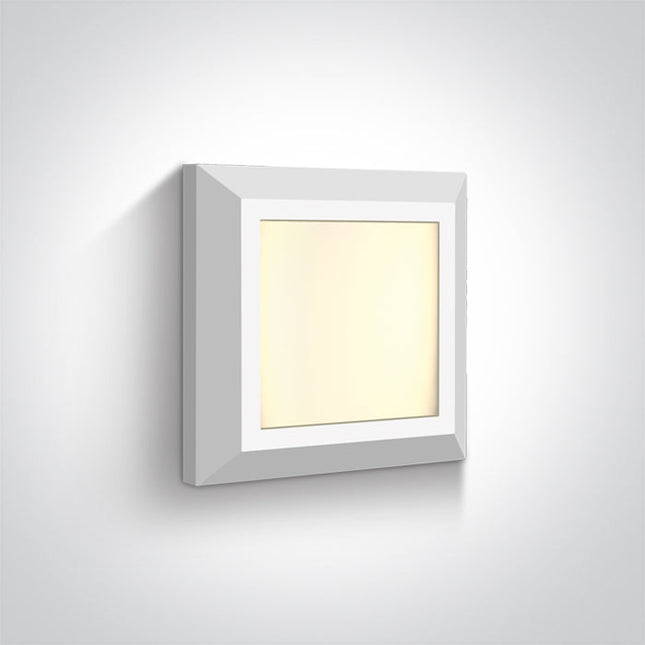ONE Light | 67394A/W/W WHITE LED WALL LIGHT 3,5W WW IP65 230V - OEM NORDIC - Quality Parts Distribution