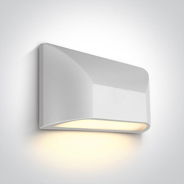ONE Light | 67396/W/W WHITE LED WALL LIGHT 6W WW IP65 230V - OEM NORDIC - Quality Parts Distribution