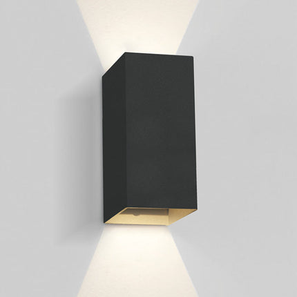 ONE Light | 67398A/B/W BLACK WALL LED 2x3W WW IP54 DARK LIGHT 100-240V - OEM NORDIC - Quality Parts Distribution
