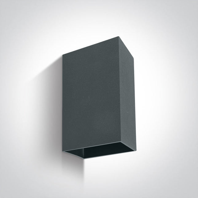 ONE Light | 67398A/AN/W ANTHRACITE WALL LED 2x3W WW IP54 DARK LIGHT 100-240V - OEM NORDIC - Quality Parts Distribution