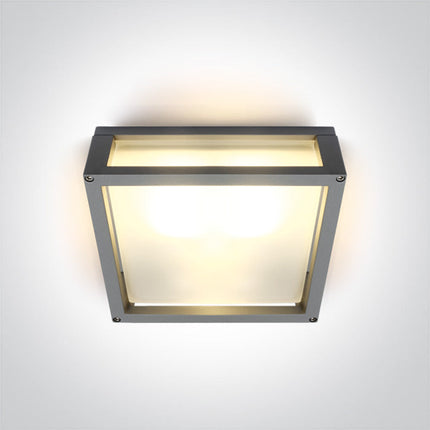 ONE Light | 67420B/G GREY E27 2x12W PLAFO IP54 - OEM NORDIC - Quality Parts Distribution