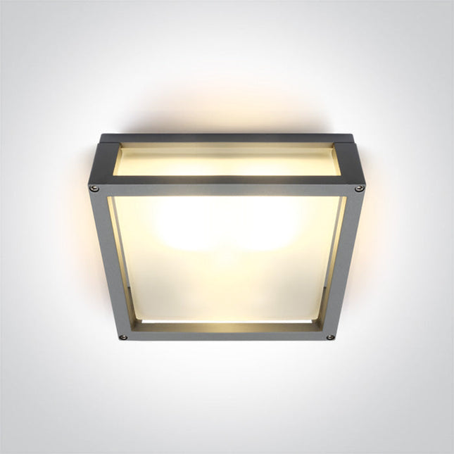 ONE Light | 67420B/G GREY E27 2x12W PLAFO IP54 - OEM NORDIC - Quality Parts Distribution